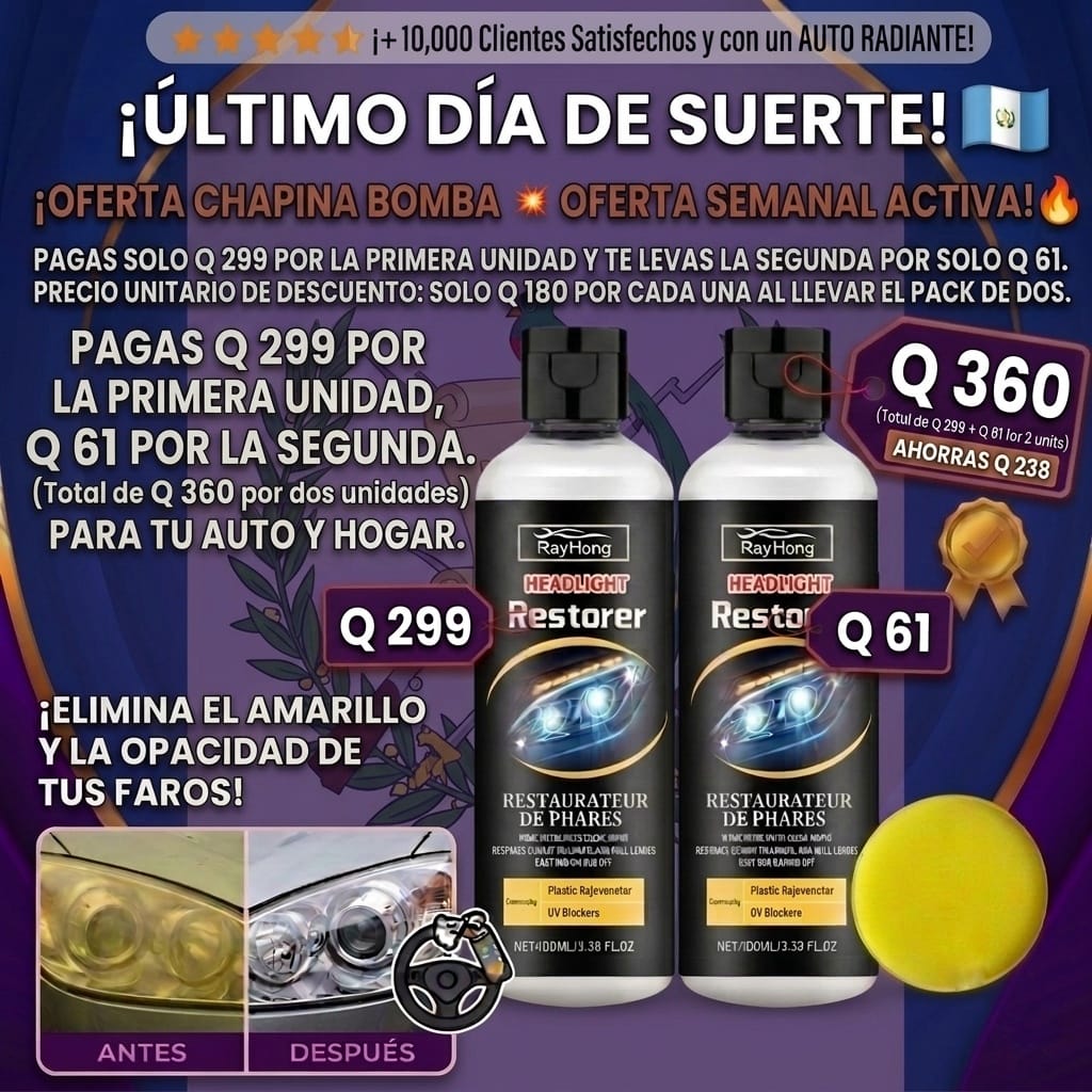 Limpia Faros Pro